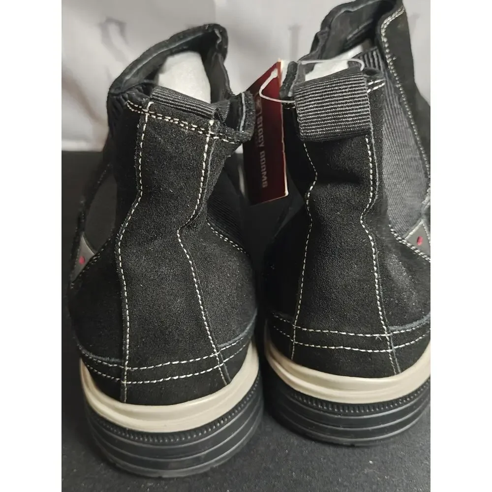 STACY ADAMS Men's 11.5 Tigran Black Men's Chelsea Boot NWT Blemishes